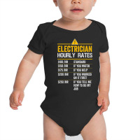 Electrician Hourly Rates Lineman For Electricians Baby Bodysuit | Artistshot