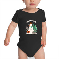 Christmas Enthusiasts Snow Daddy Club Funny Baby Bodysuit | Artistshot