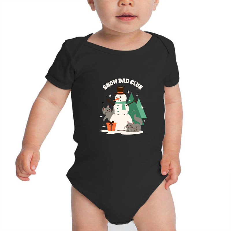 Christmas Enthusiasts Snow Daddy Club Funny Baby Bodysuit | Artistshot