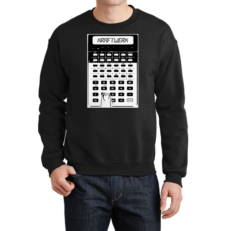 Kraftwerk Pocket Calculator, Kraftwerk, Pocket, Calculator, The Kraftw Crewneck Sweatshirt | Artistshot