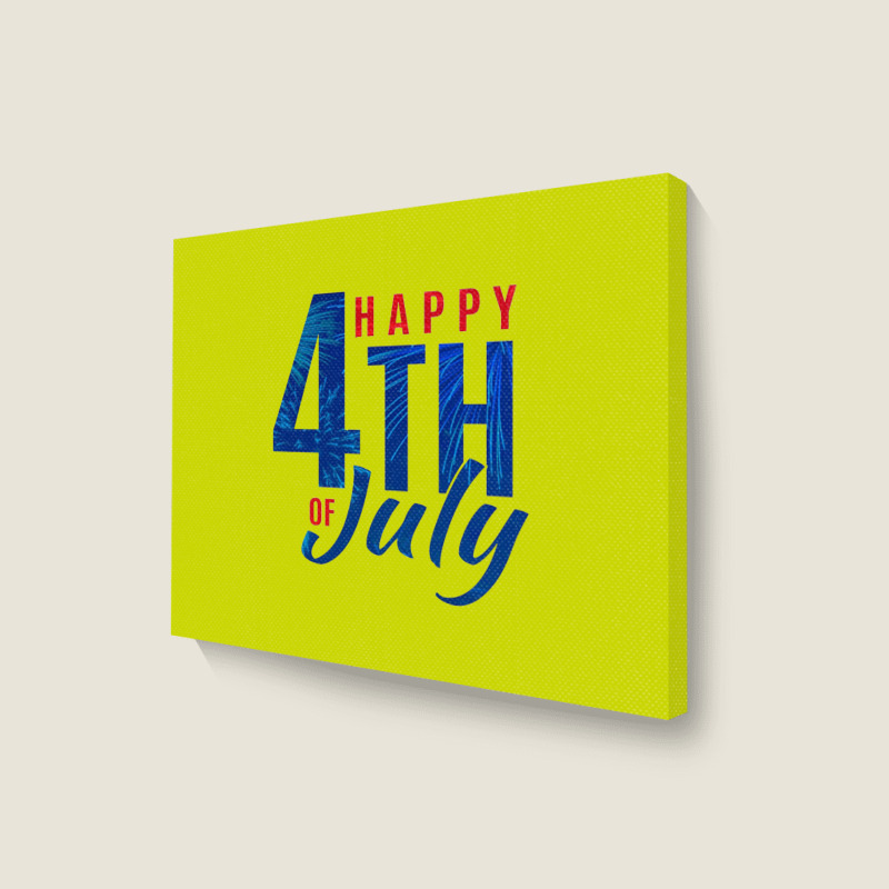 4 July Day Landscape Canvas Print | Artistshot