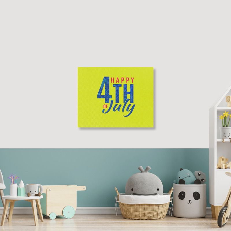 4 July Day Landscape Canvas Print | Artistshot