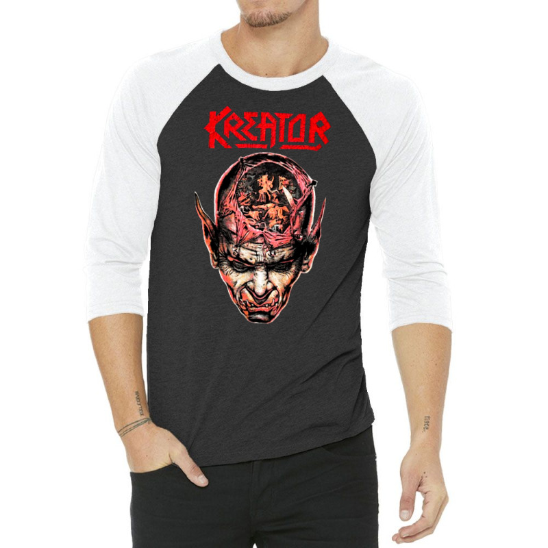 Kreator, The Kreator, Kreator Art, Kreator Painting, Kreator Vintage,  3/4 Sleeve Shirt | Artistshot