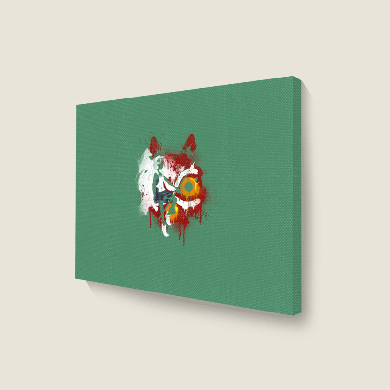 Mononoke Graffiti Landscape Canvas Print by Fearcheck | Artistshot