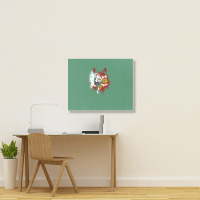 Mononoke Graffiti Landscape Canvas Print | Artistshot