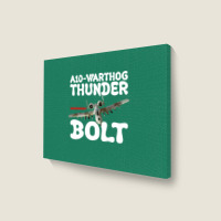 A10 Warthog Thunder Bolt For Dark Landscape Canvas Print | Artistshot