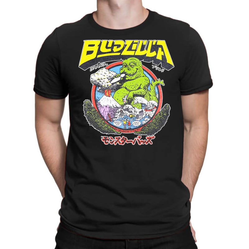 Budzilla, Budzilla Invades Hawaii, The Budzilla, Budzilla Art, Budzill T-shirt | Artistshot