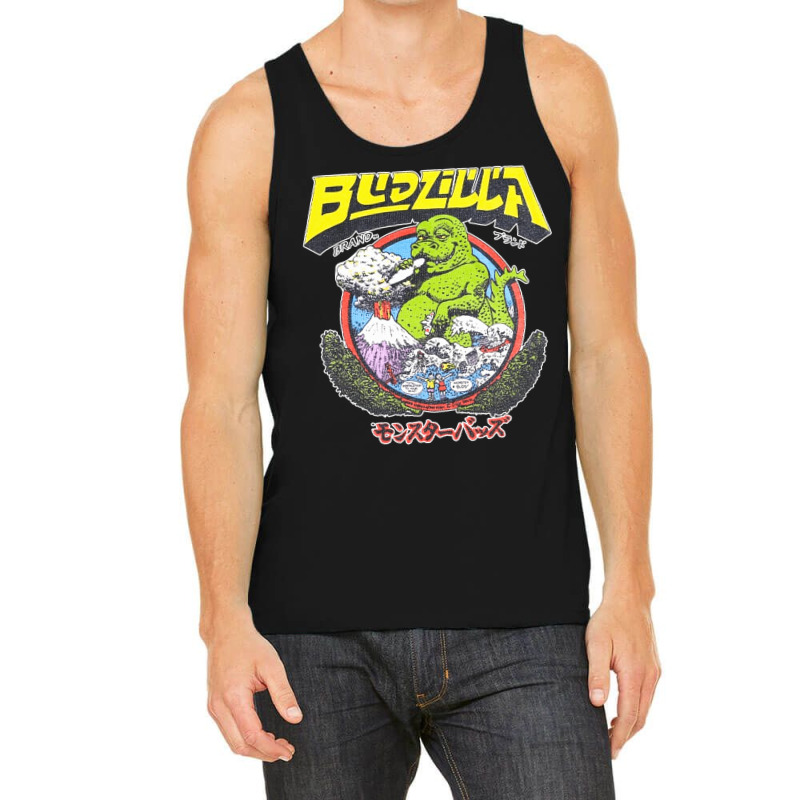 Budzilla, Budzilla Invades Hawaii, The Budzilla, Budzilla Art, Budzill Tank Top | Artistshot