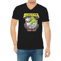 Budzilla, Budzilla Invades Hawaii, The Budzilla, Budzilla Art, Budzill V-neck Tee | Artistshot