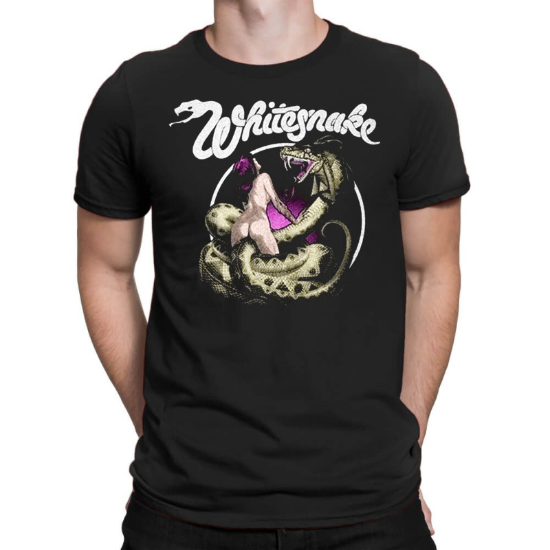 Whitesnake, Whitesnake Vinatge, Whitesnake Art, Whitesnake Painting, T T-shirt | Artistshot