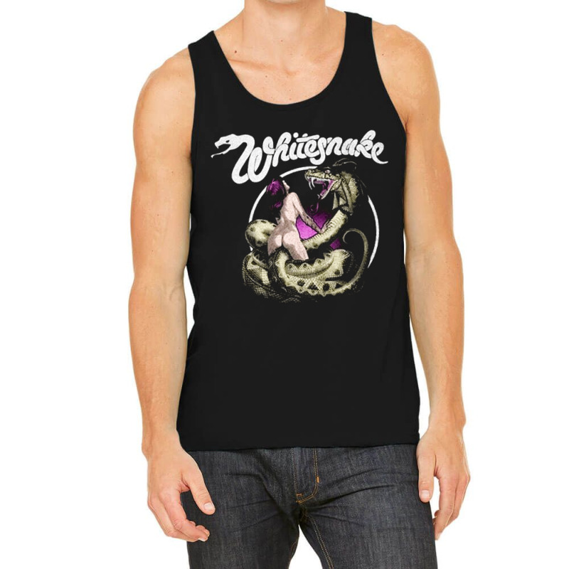 Whitesnake, Whitesnake Vinatge, Whitesnake Art, Whitesnake Painting, T Tank Top | Artistshot