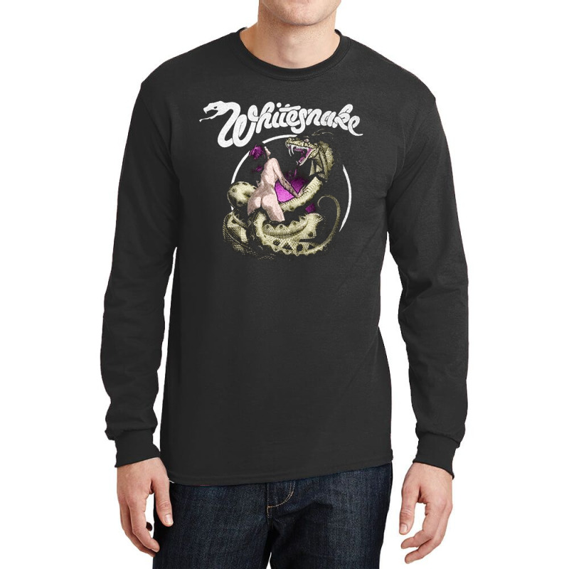 Whitesnake, Whitesnake Vinatge, Whitesnake Art, Whitesnake Painting, T Long Sleeve Shirts | Artistshot