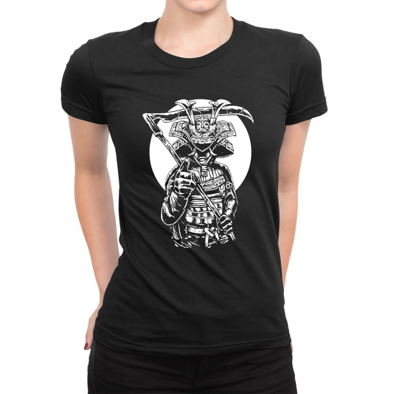 Samurai Warrior, Samurai, Warrior, The Samurai Warrior, Samurai Warrio Ladies Fitted T-Shirt by SHOPPHD88 | Artistshot