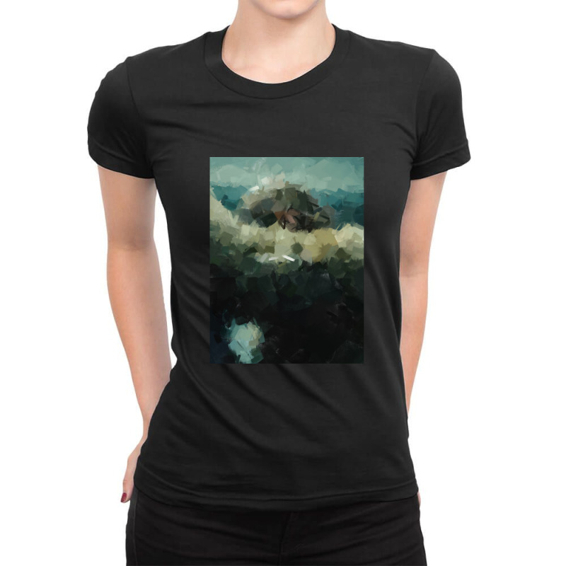 Lemonade Album Cover Painting Classic Ladies Fitted T-Shirt by MichelleSturman | Artistshot