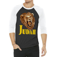 Roar Lion Tribe Judah Symbol Torah Hebrew Israelite 3/4 Sleeve Shirt | Artistshot