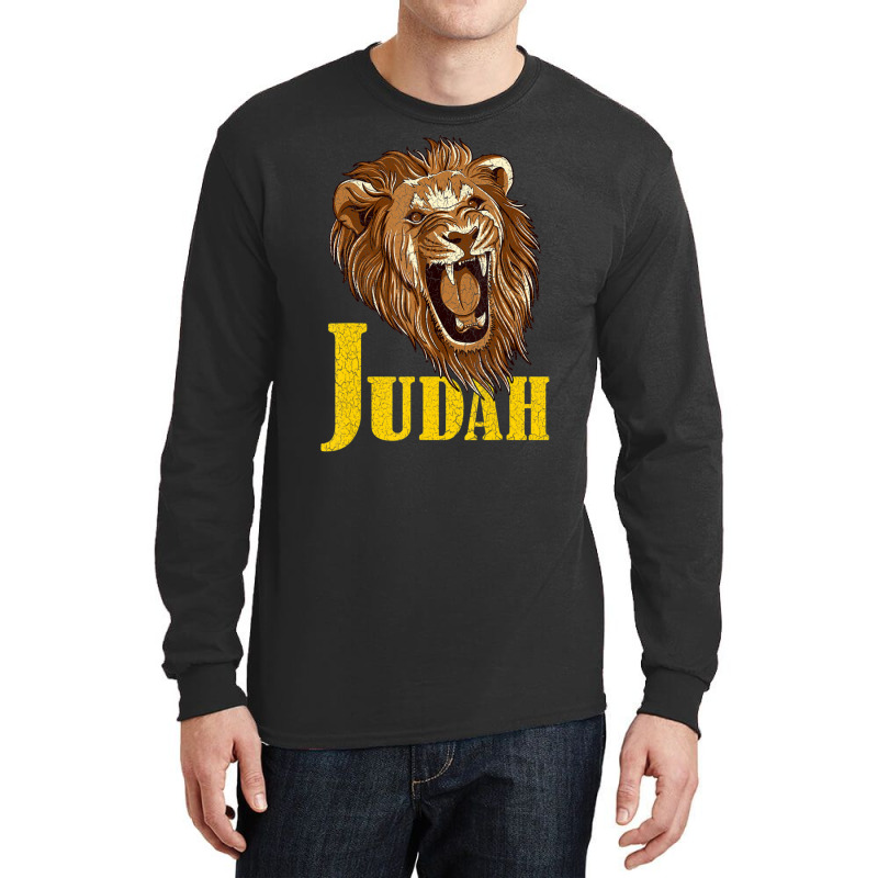 Roar Lion Tribe Judah Symbol Torah Hebrew Israelite Long Sleeve Shirts by cm-arts | Artistshot