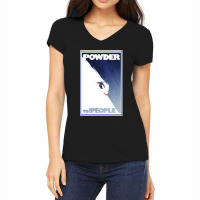 Powder To The People Women's V-neck T-shirt | Artistshot