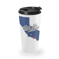 Watts California Los Angeles Ca Map T Shirt Travel Mug | Artistshot