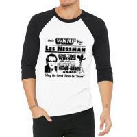 Les Nessman, Buckeye News Award, Distressed   Wkrp 3/4 Sleeve Shirt | Artistshot