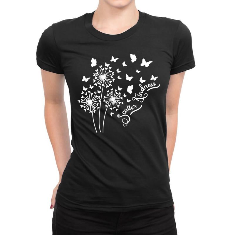 Dandelion Scatter Kindness & Be Kind Matching Family Gifts Pullover Ladies Fitted T-Shirt by thutrinh | Artistshot