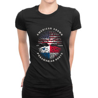 American Grown Panamanian Roots Panama Flag Ladies Fitted T-shirt | Artistshot