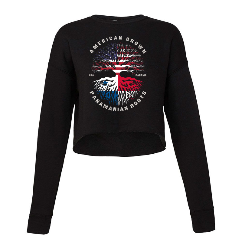 American Grown Panamanian Roots Panama Flag Cropped Sweater by JolenePender | Artistshot