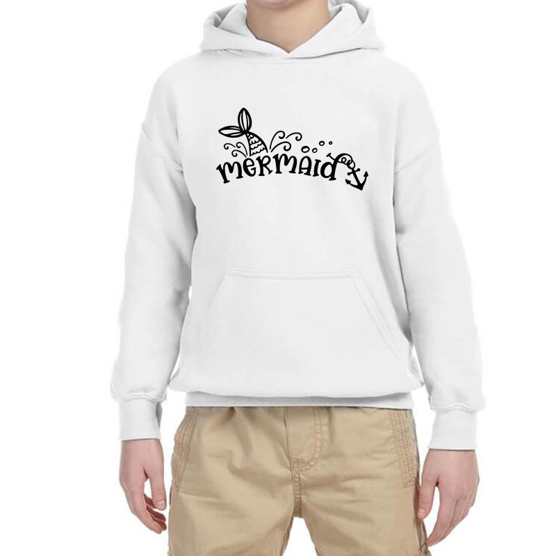 Mermaid Tail Youth Hoodie | Artistshot