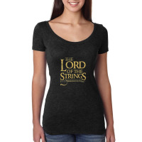 The Lord Of The Strings - Electric Guitar .png Women's Triblend Scoop T-shirt | Artistshot