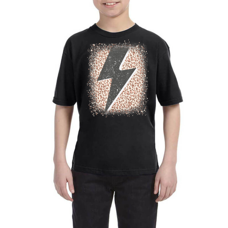 Womens Leopard Cheetah Thunder Print Cool Lightning Bolt Youth Tee by cm-arts | Artistshot