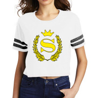 Flag Of Atlantis   Namor Scorecard Crop Tee | Artistshot