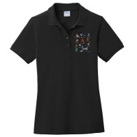 Garden Birds Cardinal Blue Jay Hummingbird Robin Wren Finch Ladies Polo Shirt | Artistshot