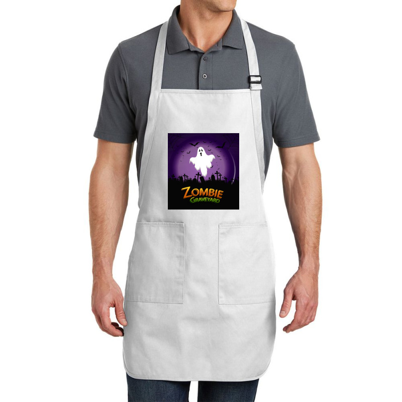 Zombie In Graveyard Full-length Apron | Artistshot