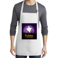 Zombie In Graveyard Medium-length Apron | Artistshot