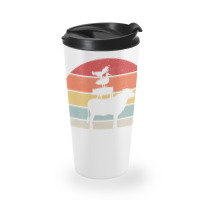 Retro Farm Animals Animal Lover Cow Pig Duck & Chicken Travel Mug | Artistshot