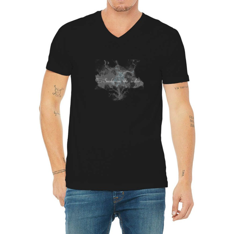 Smoke On The Water V-neck Tee | Artistshot