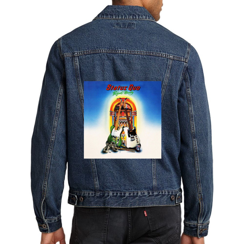 State Quo 2 Copy Men Denim Jacket by anyardolanan | Artistshot