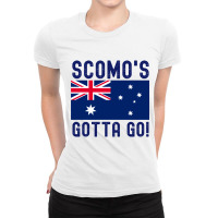 Get Rid Of Scomo - Scomo_s Gotta Go Ladies Fitted T-shirt | Artistshot