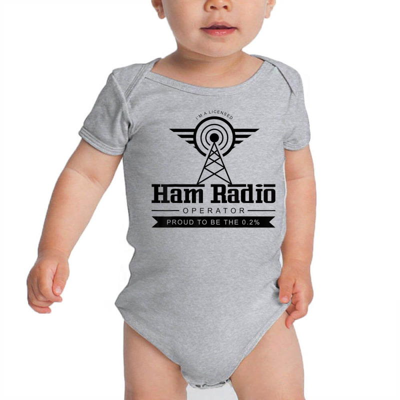 Radio Amateur Ham Radio Operator  Administrator Gift T Shirt Baby Bodysuit by cm-arts | Artistshot