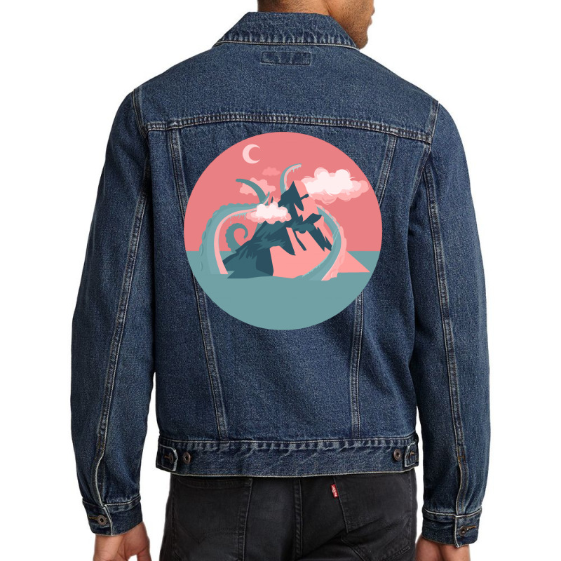 Kraken Cool Men Denim Jacket | Artistshot