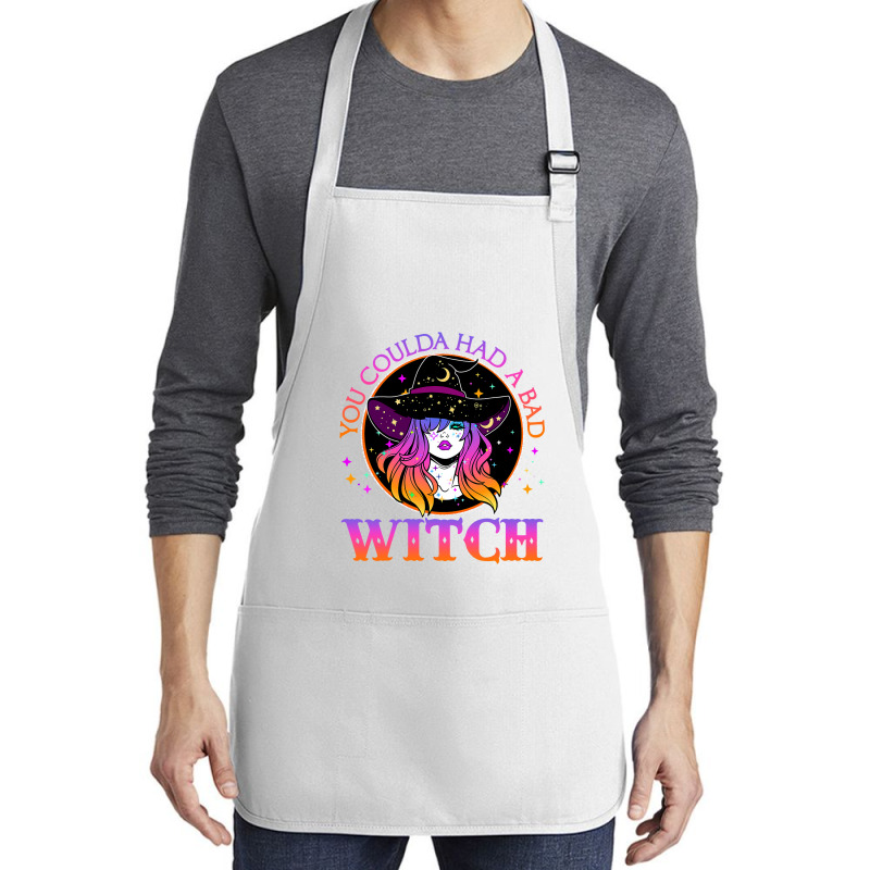 You Could Had A Bad Witch Halloween Costume Funny Witches T Shirt Medium-length Apron | Artistshot