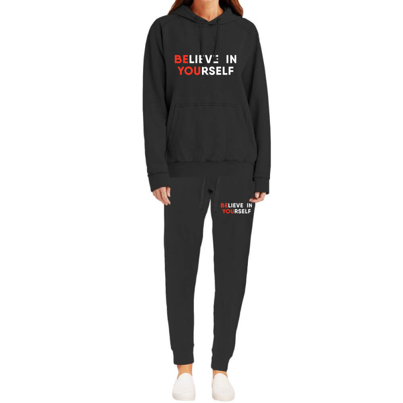 Believe In Yourself Motivation Pullover Hoodie & Jogger Set | Artistshot