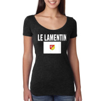 Le Lamentin Flag National France Pride Gift Women's Triblend Scoop T-shirt | Artistshot