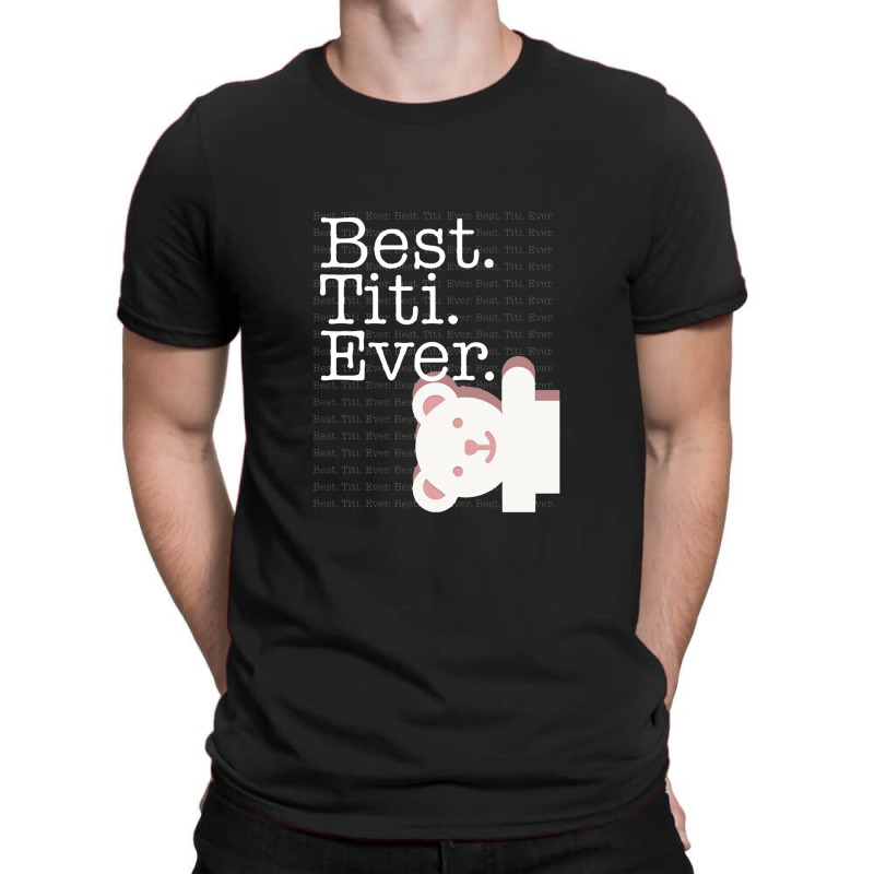 Best Titi Ever Pattern Cute Aunt Auntie White Bear Women T-shirt | Artistshot