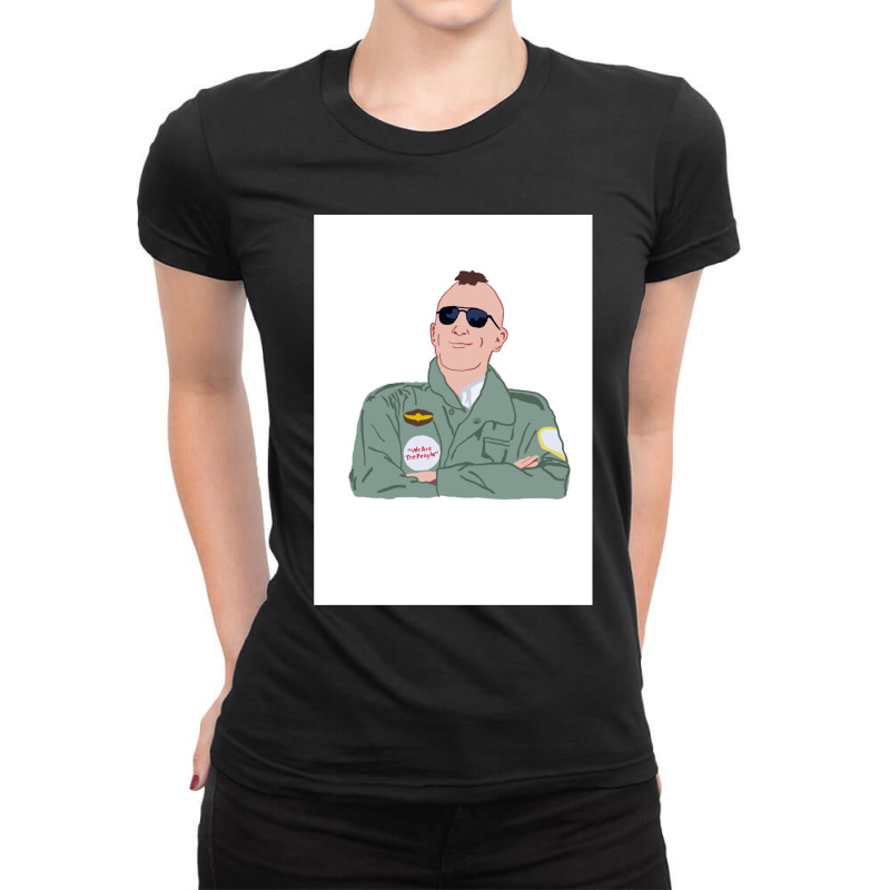 Taxi Driver Robert De Niro Gift Ladies Fitted T-Shirt by MarkDesharnais | Artistshot