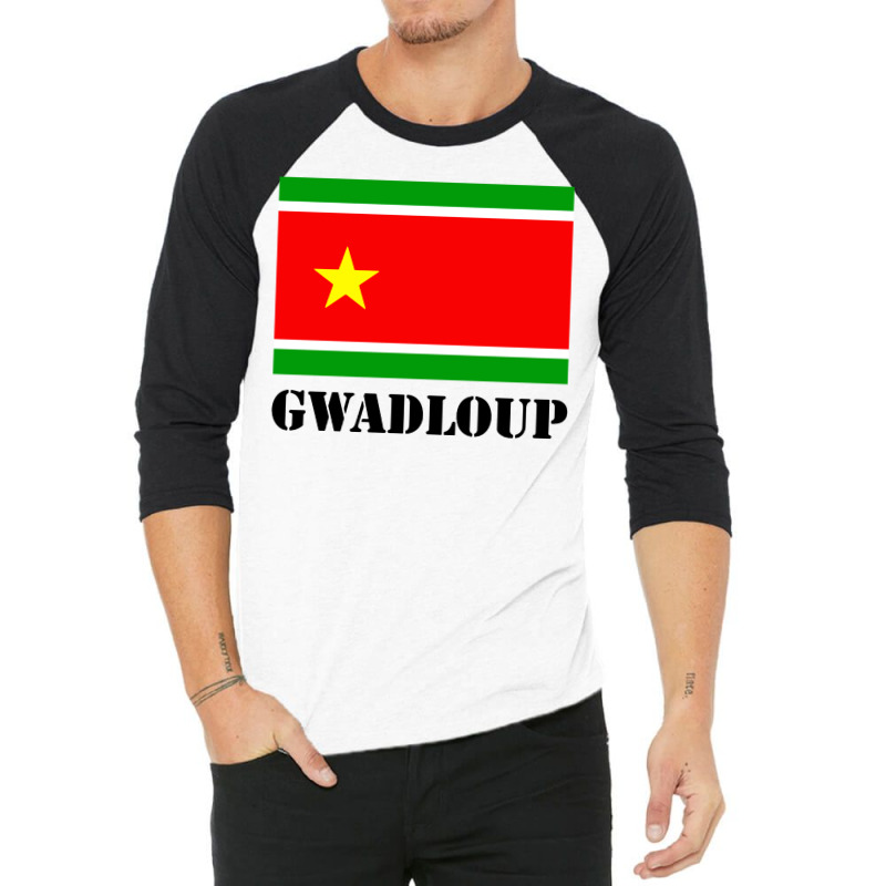 Nation Guadeloupe 3/4 Sleeve Shirt | Artistshot