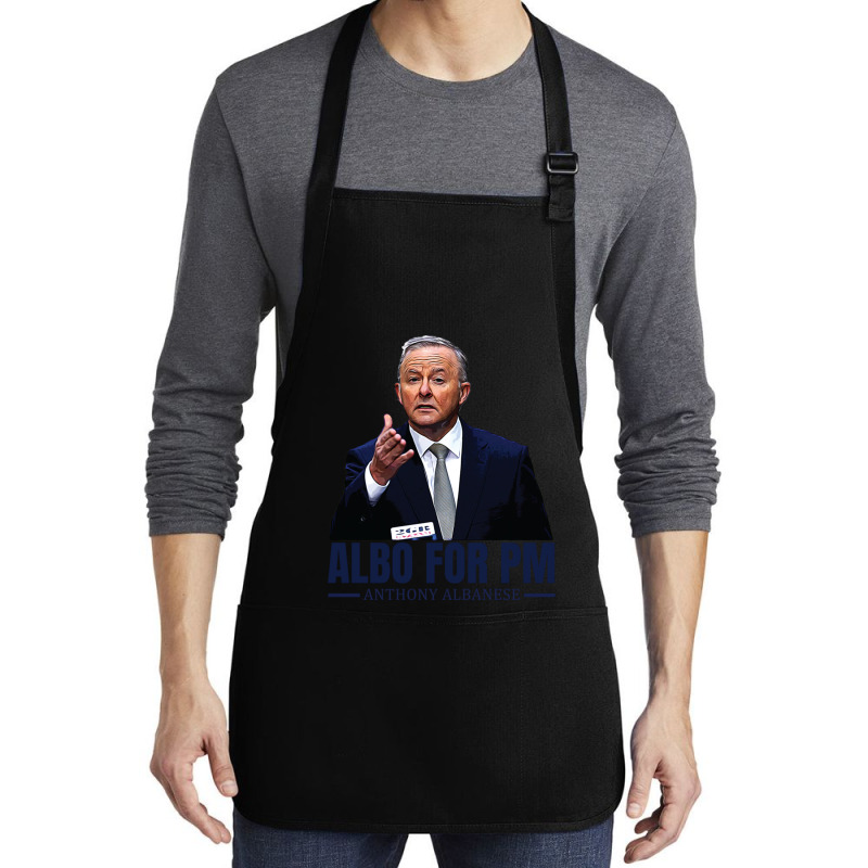 Anthony Albanese. Albo For Pm Medium-length Apron | Artistshot