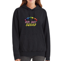 Birthday Squad Matching Family Group Birthday Party Vintage Hoodie | Artistshot