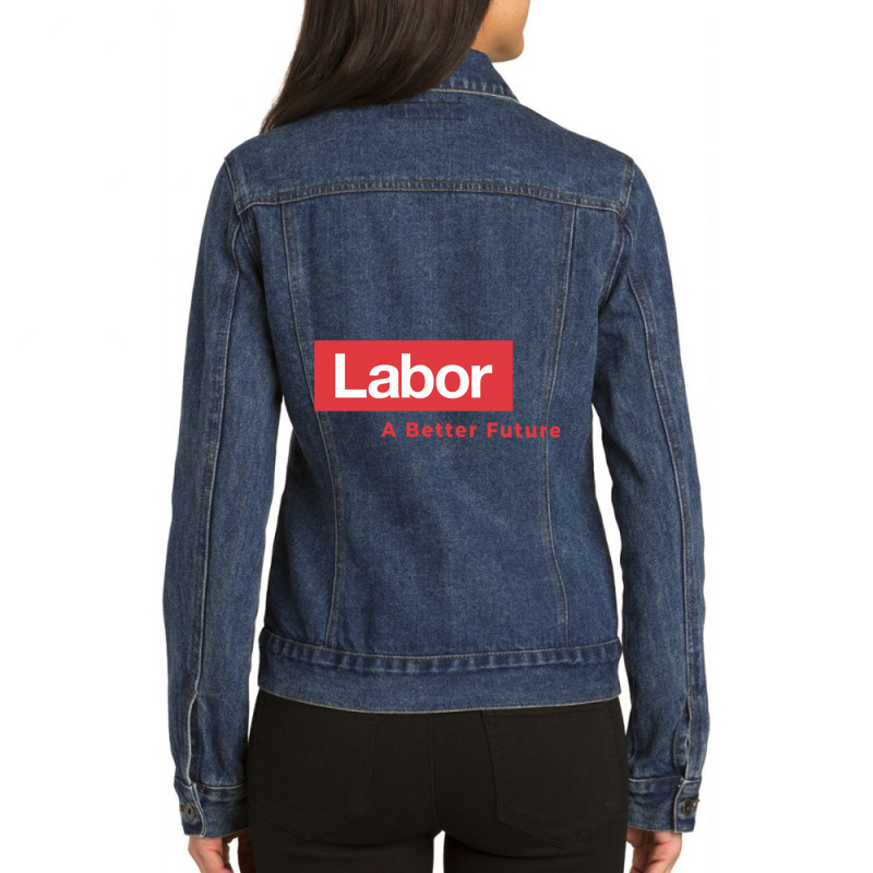 Australian Labor Party Ladies Denim Jacket by cm-arts | Artistshot