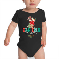 Tis The Season Christmas Vibes And Hot Cocoa Family Pajamas Baby Bodysuit | Artistshot