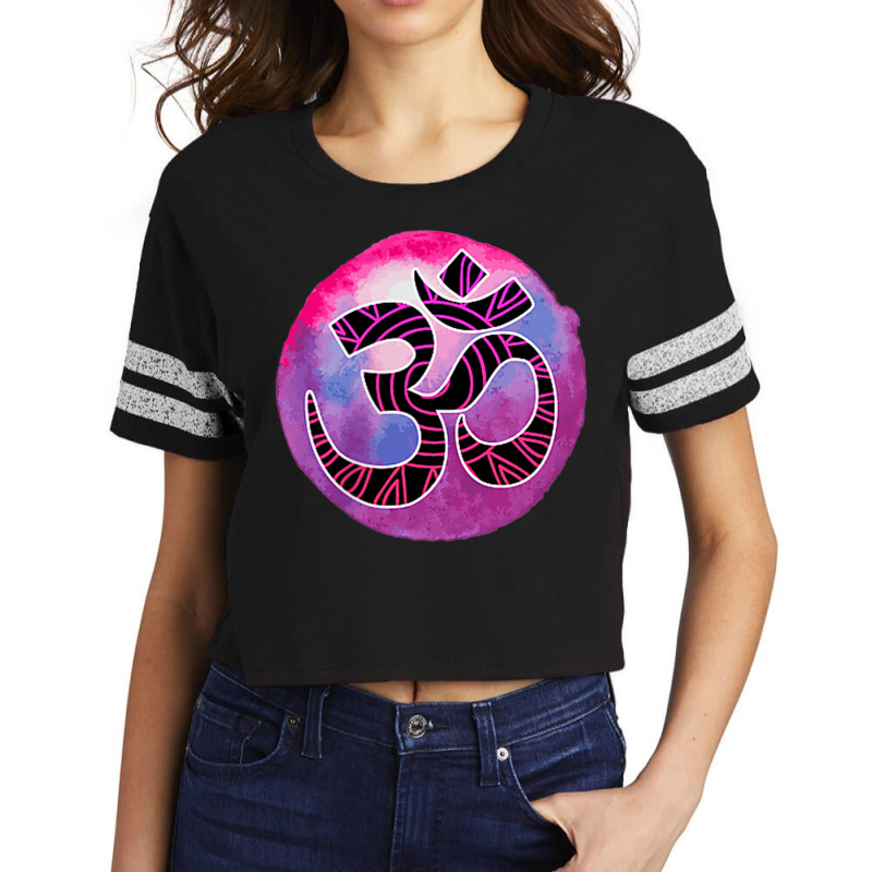 Psi Meditations On Goa Symbol Scorecard Crop Tee by Garnet | Artistshot